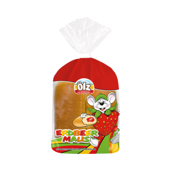 Oelz Erdbeermaus, 4 Stueck EINZELVERPACKT, 160g